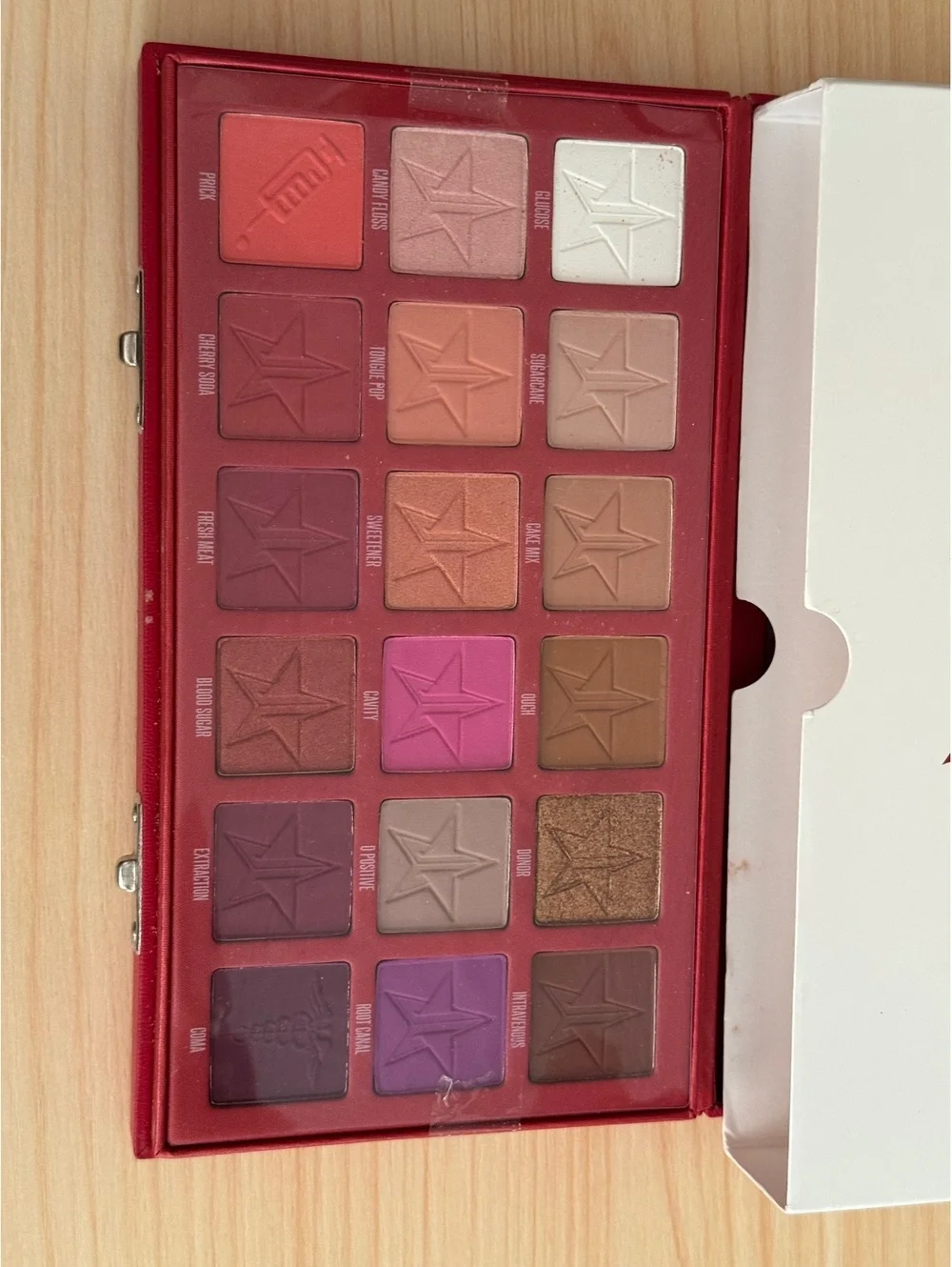 Jeffree Star Blood Sugar Artistry Eyeshadow Palette 18 Shades New Unused w Box